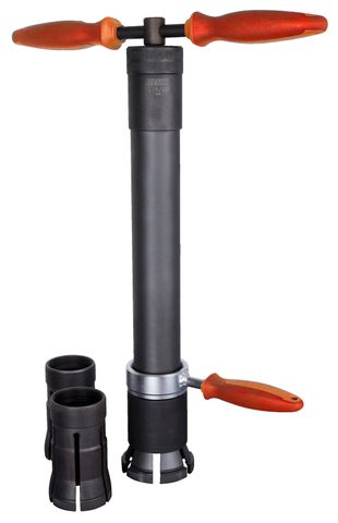 Unior Universal Crown Race Puller For 1, 1 1/8, 1 1/2 Inch Bicycle Forks - Durable Steel Tool With Ergonomic Handles
