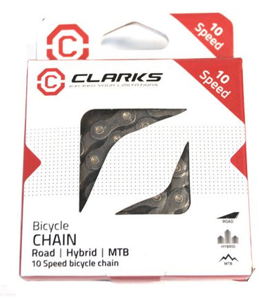 BICYCLE PARTS - CHAIN - 10 SPEED - CLARKS - 116L - BROWN - W/CONNECT LINK
