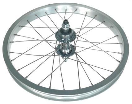 Alex Rims Alex G303 Alloy Wheel 16 Inch Silver Nutted Steel Hub Mach 1 Spokes For Cycling And Bike Repair