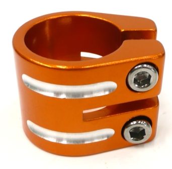 BICYCLE PARTS - S/CLAMP 31.8MM ORANGE