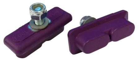 BICYCLE PARTS - BRAKE PADS - KOOL STOP COMPOSITE CONTINENTAL PADS KS - CPC PURPLE