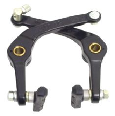 BICYCLE PARTS - BRAKE - FRONT U BRAKE, ALLOY, BLACK (FRONT ONLY)