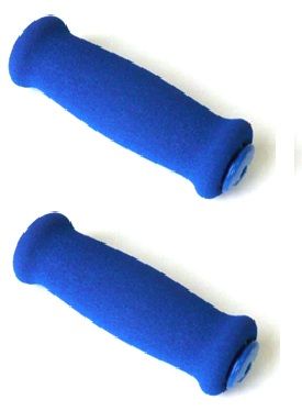 BICYCLE PARTS - F/GRIP BLUE BMX/MINISCOOTER 110MM