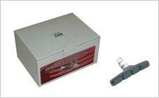 BICYCLE PARTS - BRAKE SHOES V BRAKE SHOES, 70MM, BLACK (25 PAIRS PER BOX)