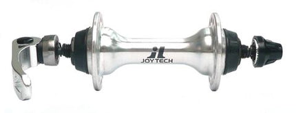 BICYCLE PARTS - HUB FRONT, Q/R, ROAD, 36H, SILVER (SLOTTED, WILL TAKE AERO SPOKE)