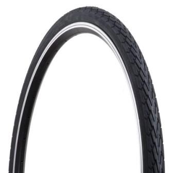 BICYCLE PARTS - TYRE 29ERX 1.75 COMMUTER WITH PUNCTURE PROTECTION + REFLECTIVE SIDEWALL TAPE (47 - 622)