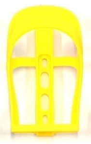 BICYCLE PARTS - BIDON CAGE - VELOCITY, VELOCAGE II, SUPER LITE, PLASTIC, YELLOW