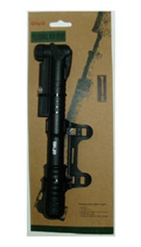 BICYCLE PARTS - MINI PUMP HIGH PRESSURE, 100 PSI, TELESCOPIC