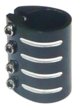 BICYCLE PARTS - GOON SCOOTER CLAMP - 31.8 BLACK W/GOON BRAND