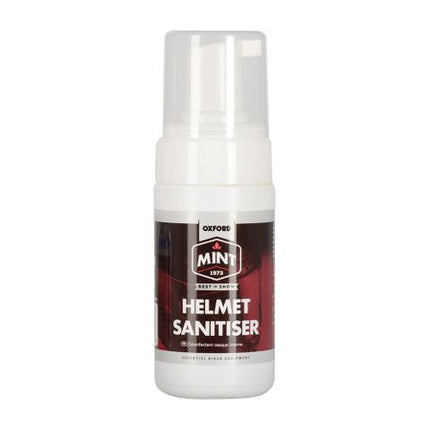 BICYCLE PARTS - OXFORD MINT HELMET SANITISER 100ML, CLEAN AND SAFELY SANITISE THE INTERIOR FABRIC ON HELMETS & SHOES