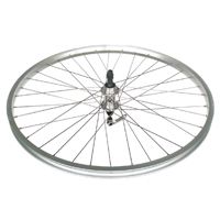 Mach1 Mach 1 26 Inch Silver Alloy Rear Wheel With Multi-speed Hub And Quick Release - Durable Cycling Bicycle Part For Road Bikes