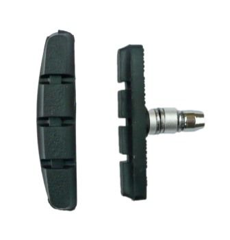 BICYCLE PARTS - BRAKE PADS - V BRAKE PADS, RUBBER COMPOUND WITH CERAMIC FIBRE, GIGA POWER, 70MM (SOLD IN PAIRS)