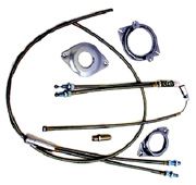 Rotor Kit Complete Set 25.4mm Diameter Black Silver For BMX And Mountain Bikes Durable Gyro System