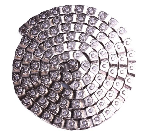 BICYCLE PARTS - CHAIN - HALF LINK, 1/2 X 1/8 X 112L, TEFLON COATED, SILVER (YBN MK - 918)