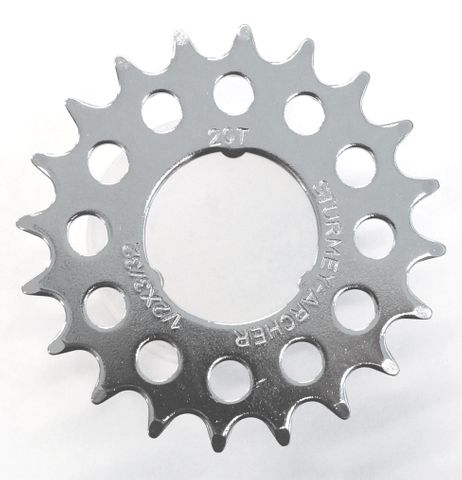 BICYCLE PARTS - COG 3 - SPLINE. 20T, STURMEY ARCHER, CP, FLAT TYPE , COASTER SPROCKET (I.D - 35MM)