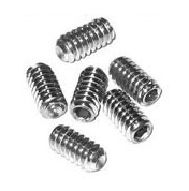 BICYCLE PARTS - PEDAL PINS GRUB SCREWS, 4 X 6MM, WITH LOCTITE (SOLD INDIVIDUALLY)