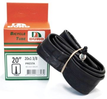 BICYCLE PARTS - TUBE 20 X 1.3/8 F/V 48MM (37 - 451)