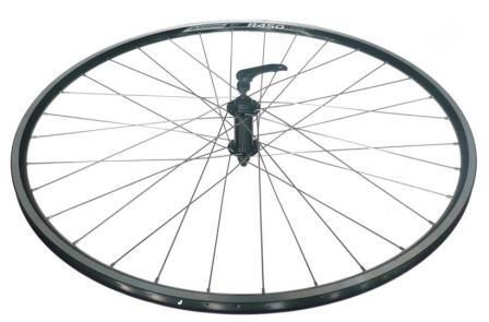 Front 29er 700C Alloy Wheelset With Quick Release Hub - Black Alex Rims MSW Joytech Mach 1 Spokes