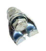 BICYCLE PARTS - CABLE CARRIER - STRADDLE STEEL CABLE CARRIER, SILVER (SOLD INDIVIDUALLY)