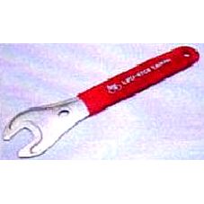 Cone Spanner 18mm Red Silver Steel Bike Mechanic Tool For Bicycle Suspension And Wheel Hub Maintenance