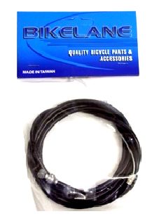 BICYCLE PARTS - GEAR CABLE UNIVERSAL, INNER & OUTER, FOR TANDEM, LENGTH 115 X 120 (3050MM), BLACK