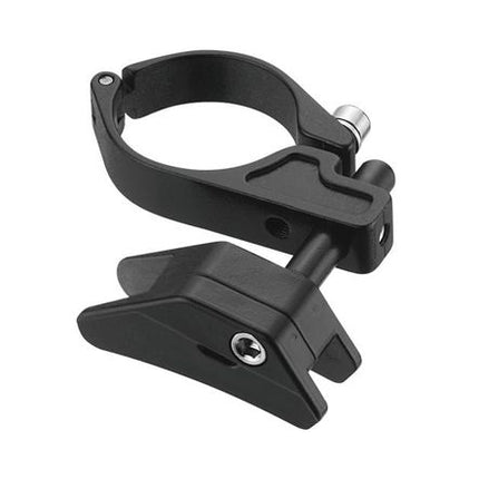 BICYCLE PARTS - GUIDE FOR CHAIN, ALLOY, WITH PLASTIC UPPER GUARD, BLACK, DIA.34.9MM WITH ADAPTER TO DIA.31.8MM