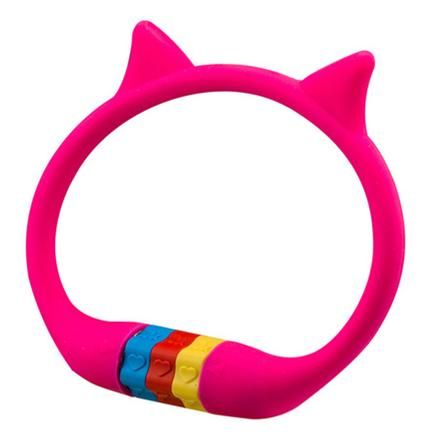 BICYCLE PARTS - KIDS LOCK, COLOR AND SHAPES COMBINATION LOCK10 X 350MM PINK
