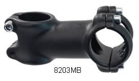 BICYCLE PARTS - AHEAD STEM - 70MM EXT, 7 DEGREE, 28.6MM DIA., 31.8MM BB, MATT BLACK