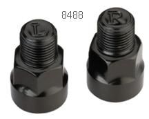 BICYCLE PARTS - PEDAL THREAD ADAPTORS, STEEL , CONVERTS 1/2 PEDAL THREAD TO FIT 9/16 CRANKS, SET OF 2