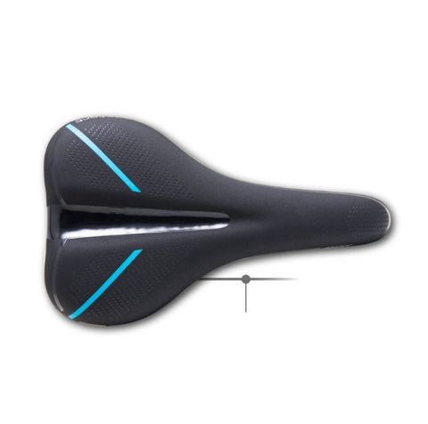 BICYCLE PARTS - SADDLE, VINYL TOP, BLACK, BLACK RAILS, L:270 W:159MM, QUALITY DDK PRODUCT MADE IN TAIWAN