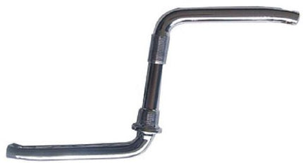 BICYCLE PARTS - ONE PIECE CRANK, 109MM, HEXAGON HOLE, W/O PIVOT, STEEL SILVER