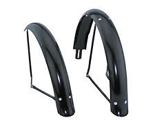20 Inch Mudguard Set Black For Trike Cycling Accessories Bike Fenders Durable Weather Protection