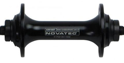 BICYCLE PARTS - HUB FRONT, Q/R, ROAD, ALLOY BLACK 36H (100MM OLD)