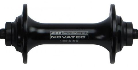 BICYCLE PARTS - HUB FRONT, Q/R, ROAD, ALLOY BLACK 36H (100MM OLD)