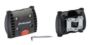 BICYCLE PARTS - FRAME CLAMP - SPARE PART - BRACKET - BABY SEAT HOLDER, FOR FRAME FIXATION, ALLOWING EASY Q/R, WALLABY BABY SEAT