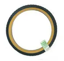 BICYCLE PARTS - TYRE 20 X 1.75 BLACK WITH GUM WALL, BMX, QUALITY DURO PRODUCT (SAME TREAD AS 9359)