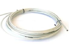 BICYCLE PARTS - BRAKE CASING - CGX OUTER BRAIDED, 5MM X 7.6 METRES, SILVER