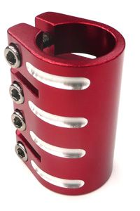 BICYCLE PARTS - QUAD CLAMP 34.9 RED