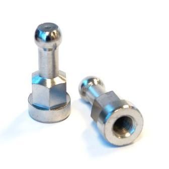 BICYCLE PARTS - AXLE NUTS (3/8 X 26 FITS SHIMANO NEXUS) TO SUIT SINGLE WHEEL CARGO TRAILER (2PCS)