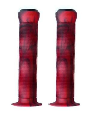 BICYCLE PARTS - GRIPS RED/BLACK, KRATON