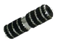 BICYCLE PARTS - FOOT PEG, 3/8 X 24/26T AXLE, 25 X 100MM THREADED, ALLOY, BLACK