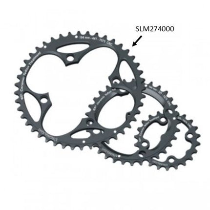 Stronglight MTB Chainring 44T 7075 Aluminum CNC Black CT2 104mm BCD 4 Hole 9 Speed For Cycling