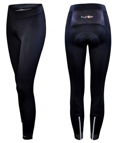 BICYCLE PARTS - PRO THEMAL TIGHTS - FUNKIER CAGLIARI WOMEN'S PRO THERMAL TIGHTS, C - 13 CHAMOIS, 80% POLYAMIDE, 20% SPANDEX, BLACK, XXL