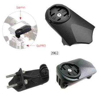 BICYCLE PARTS - GARMIN - GOPRO MOUNT, FOR HBAR STEM FRONT, BLACK