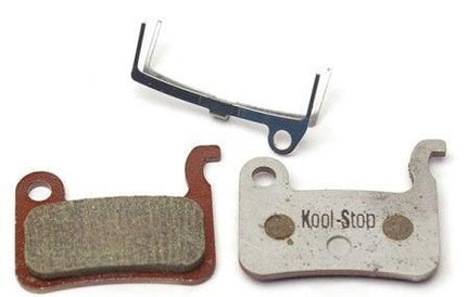 BICYCLE PARTS - BRAKE DISC PADS - KOOL STOP SHIMANO XTR ALLOY PLATE KSD630A