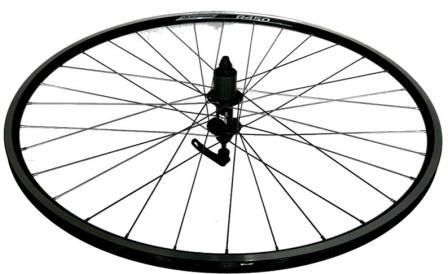 Alex Rims Rear Wheel 29er/700C Alloy 450 D/w MSW For 8/10 Speed Q/r With Loose Ball Joytech Hub And Mach 1 Spokes All Black