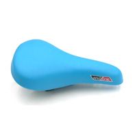 BICYCLE PARTS - BMX SADDLE BLUE 16 - 20 VINYL, QUALITY VELO MANUFACTURED PRODUCT (L230MM - W150MM)