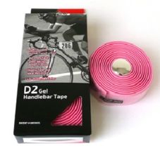 Time D2 Gel Handlebar Tape Pink Cork For Cycling Road Bikes & Triathlons Comfort Grip Long Lasting Durable