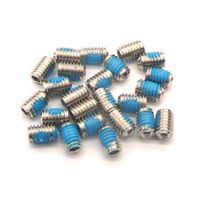 BICYCLE PARTS - PEDAL PINS GRUB SCREWS, 4 X 6MM, WITH LOCTITE (BAG 24)