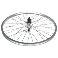 Mach1 Rear 26" Alloy Wheel With Joytech 8/10 Speed Cassette Hub And Mach 1 Spokes, Silver - Bicycle Cycling Parts For Enthusiasts And Commuters